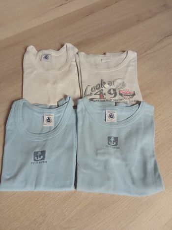 Lot maillot de corps petit bateau 5 ans