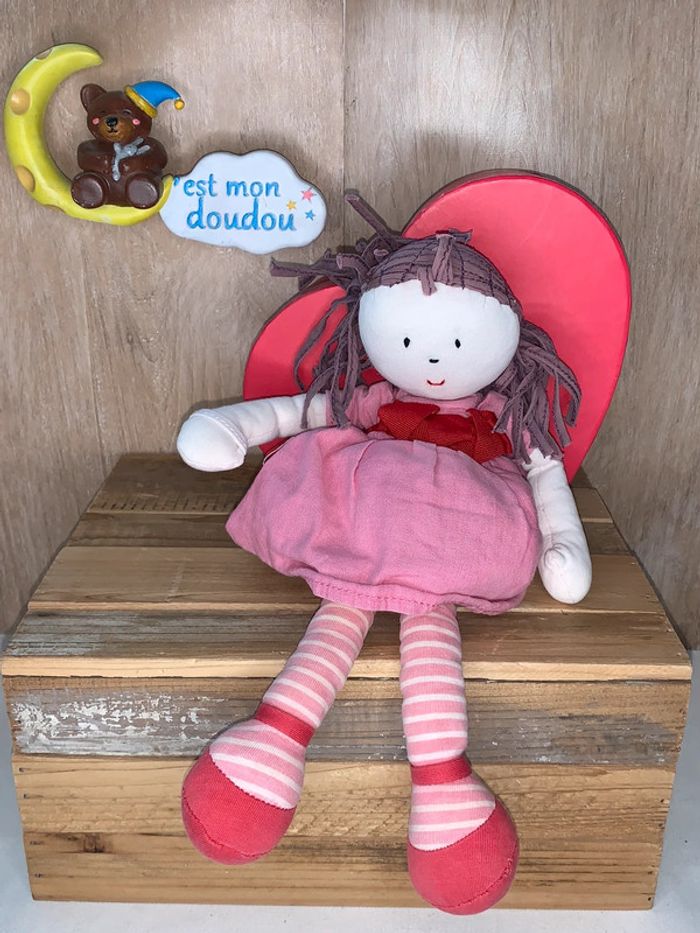 JAC34 doudou poupée 👧🏻 JACADI