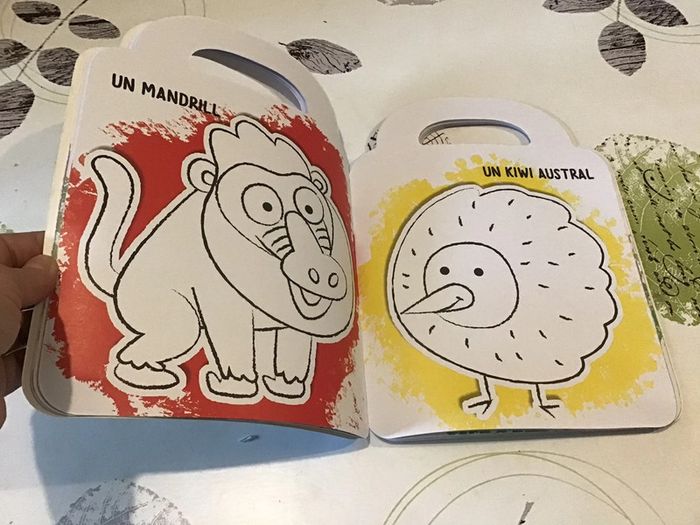 Livre coloriage Splash color ,les animaux - photo numéro 4