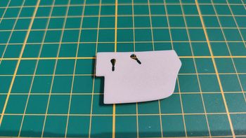 Intérieur porte arrière droite pièce détachée miniature 1/18 Citroën traction 15cv 1952 Maisto #B36