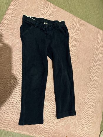 Pantalon décontracté bleu bon état 36 mois