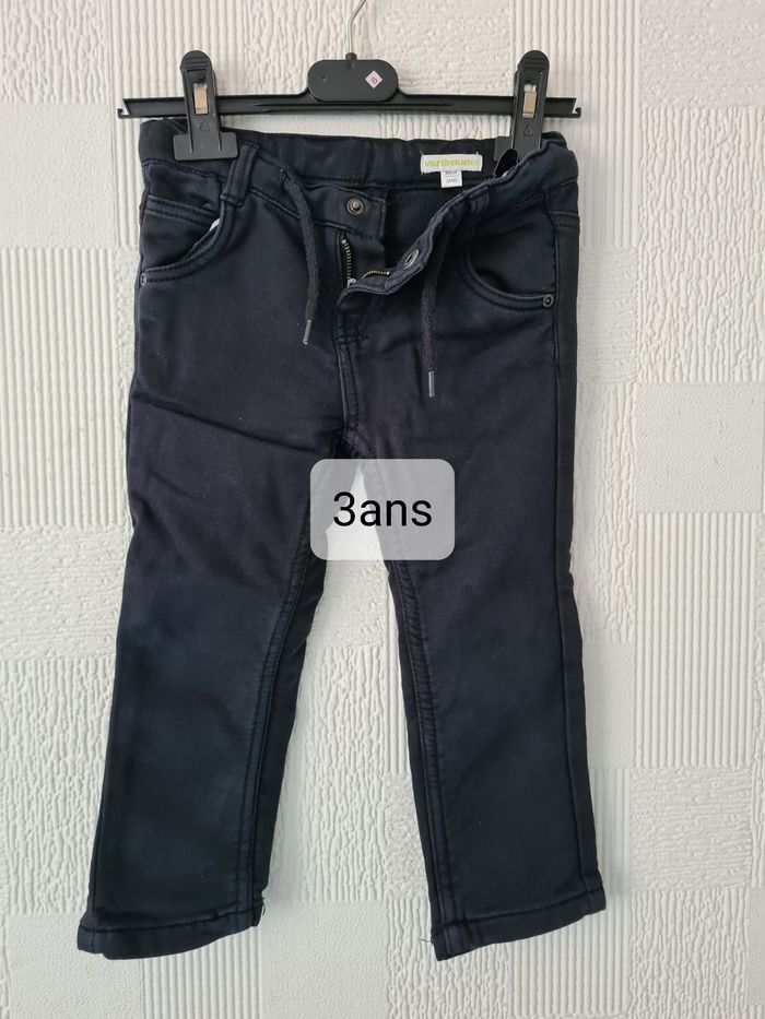 Pantalon noir stretch Vertbaudet 3ans
