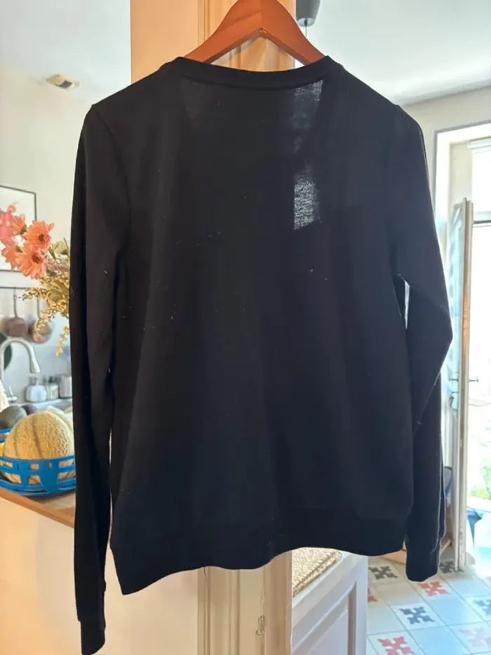 Pull noir à motif géométrique - Kaporal - Taille S - photo numéro 2