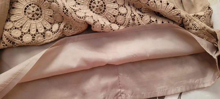 Jupe doublée Camaïeu taupe - photo numéro 3