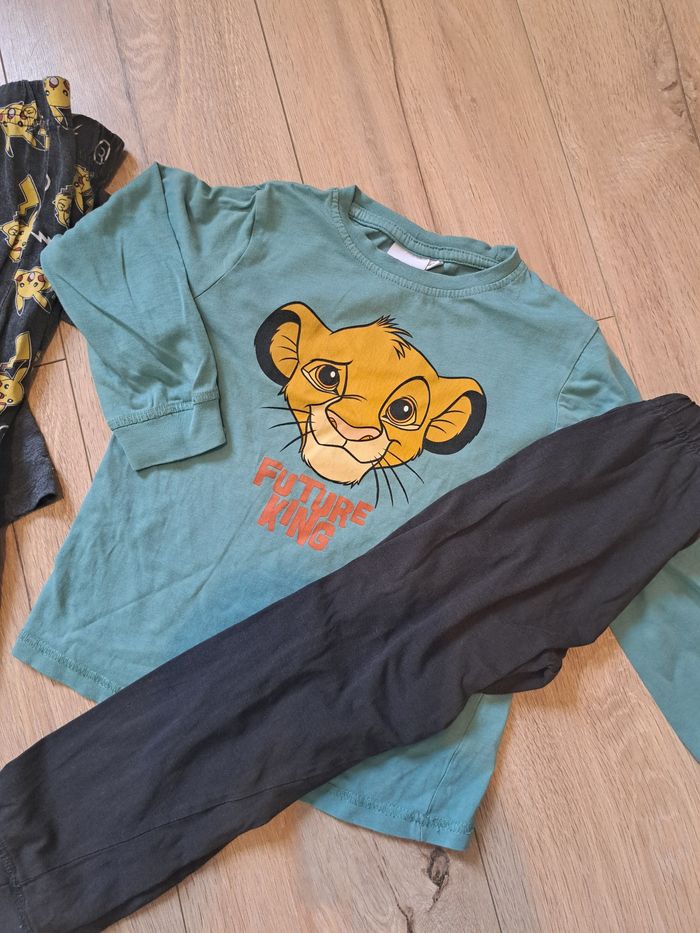 Lot 3 pyjamas garçon disney pokemon dinosaures 4ans - photo numéro 2
