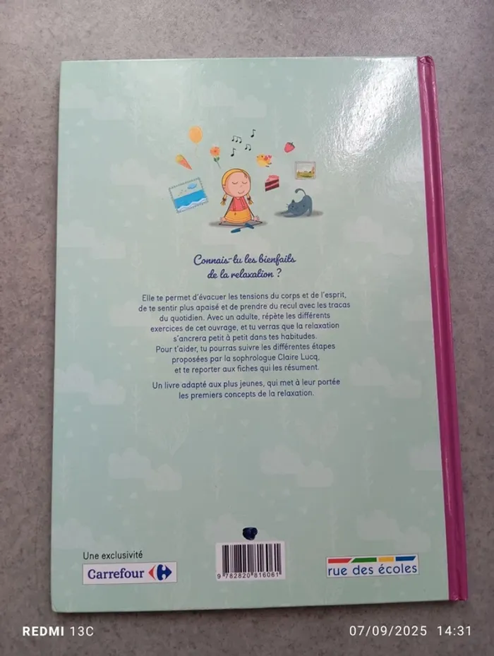 Livre respire la relaxation adaptée aux enfants - photo numéro 2