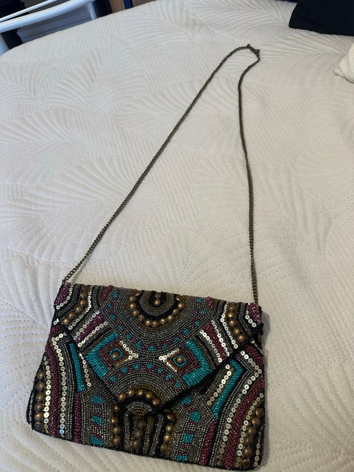Pochette perlée Boheme chic - photo numéro 1