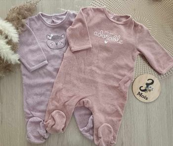 Lot pyjamas bébé fille