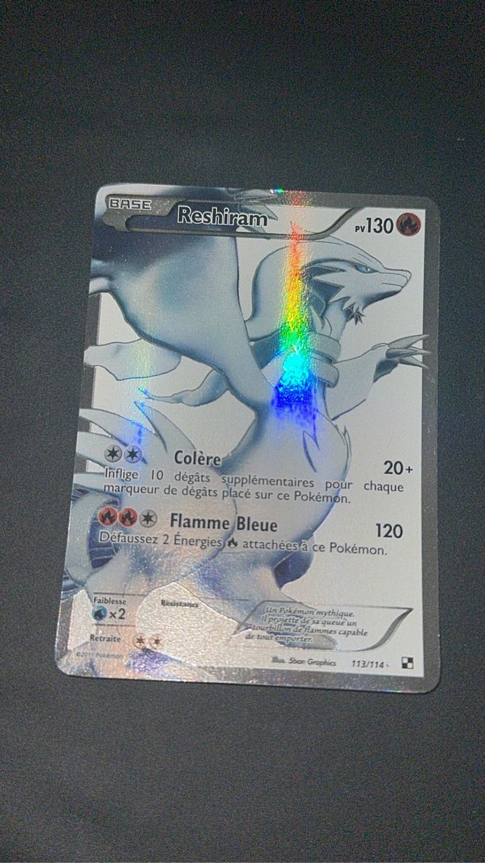 Reshiram 113/114 - photo numéro 5