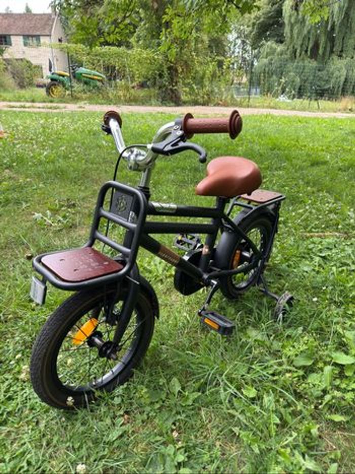 Vélo enfant SuperSuper Cooper Bamboo - 14 pouces - Noir Mat - photo numéro 3