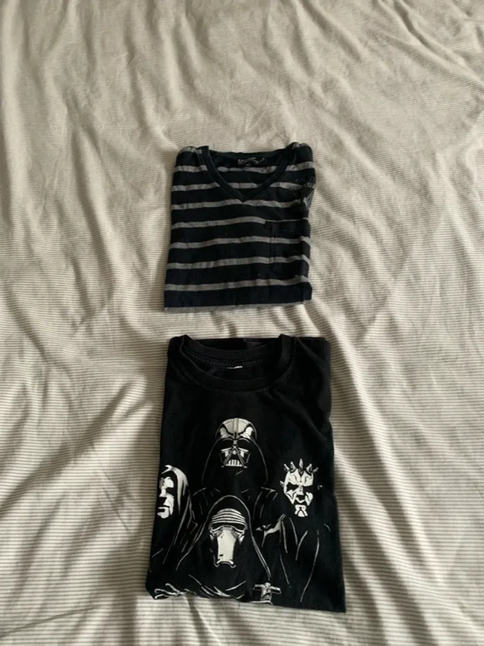 Lot 2 tee shirts manches courtes