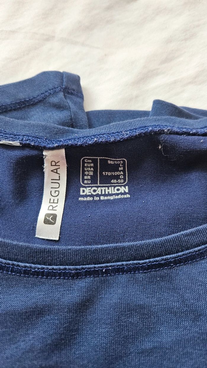 Lot 2 t-shirts femme Domyos Taille L - photo numéro 3