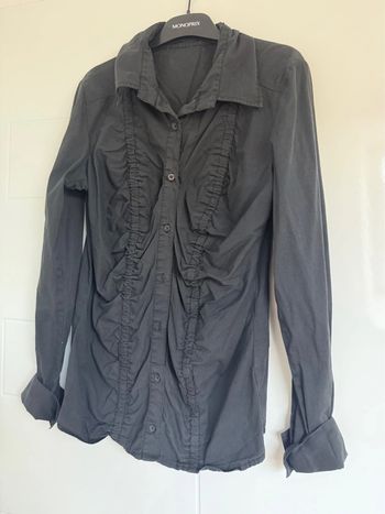 Chemine cintrée froncée Morgan noire en 36