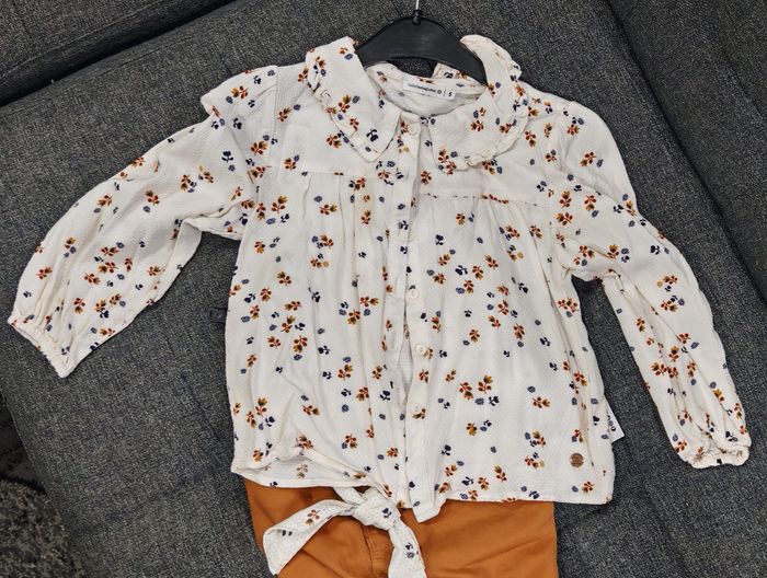 Ensemble chemise et pantalon fille lulu castagnette