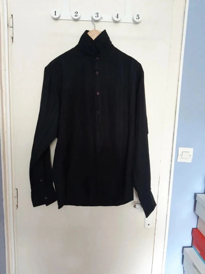 Chemise manches longues noir L kiabi - photo numéro 5