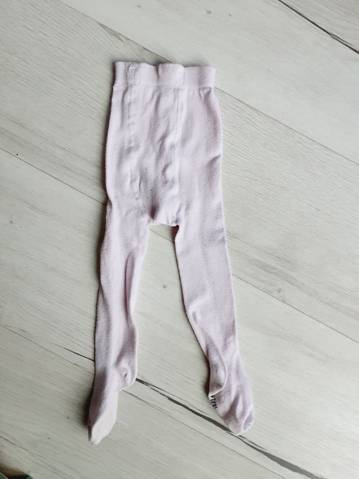 Vêtement bébé fille collants rose pointure 18 - 24 - photo numéro 3