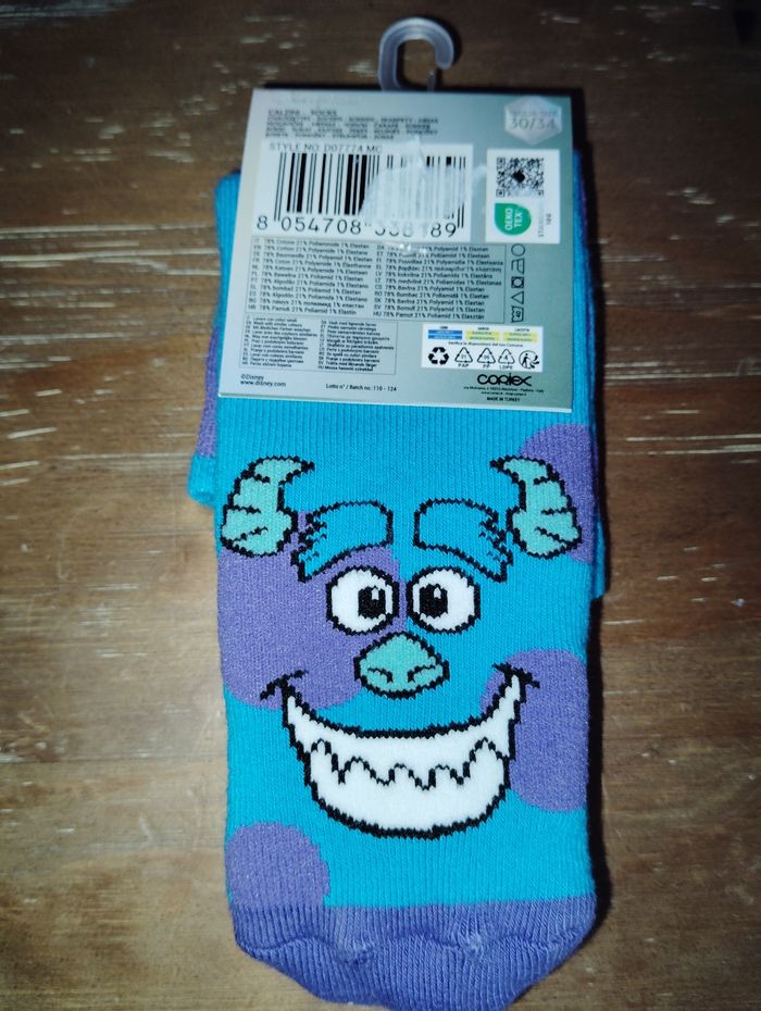 Chaussettes enfants Monstres et compagnie Disney 100 - photo numéro 3