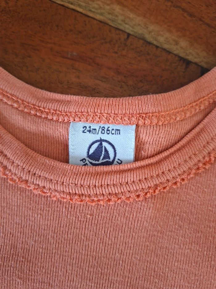 Lot de 2 bodies Petit Bateau 24 mois - photo numéro 3