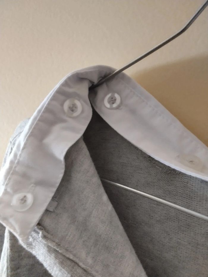 Pull chemisier. Fabrication française (D19) - photo numéro 4
