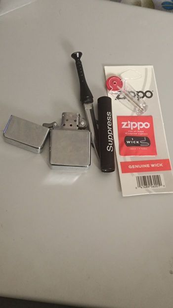 Briquet champ mèche zippo