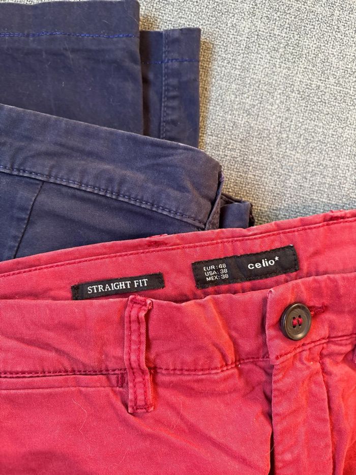 Lot de 2 chinos celio taille 48 - photo numéro 2
