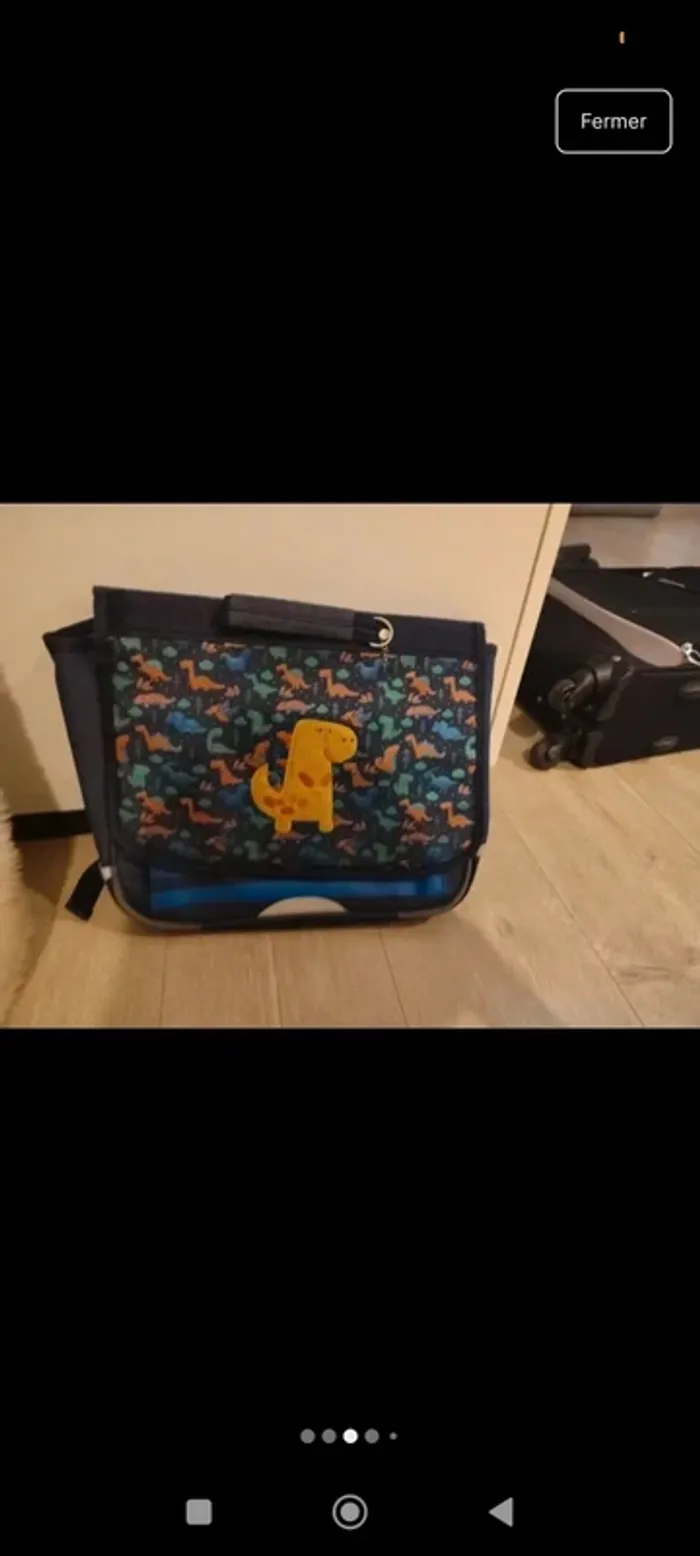Cartable dinosaure - photo numéro 2