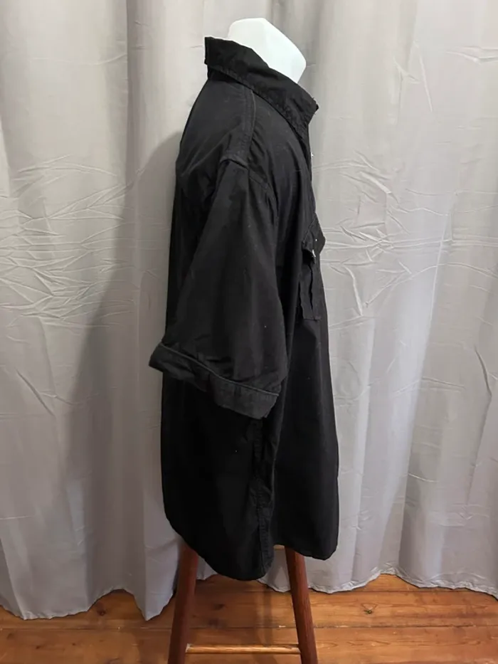 Chemise noire à manches courtes No Problemo - Taille L (taille française) - photo numéro 3