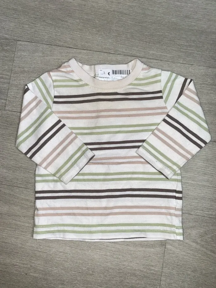 T-shirt ML 6mois - photo numéro 2