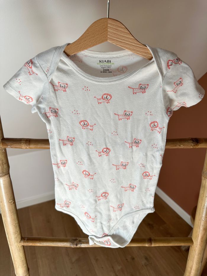 đ Bodie blanc Kiabi 24 mois đ - photo numĂ©ro 2