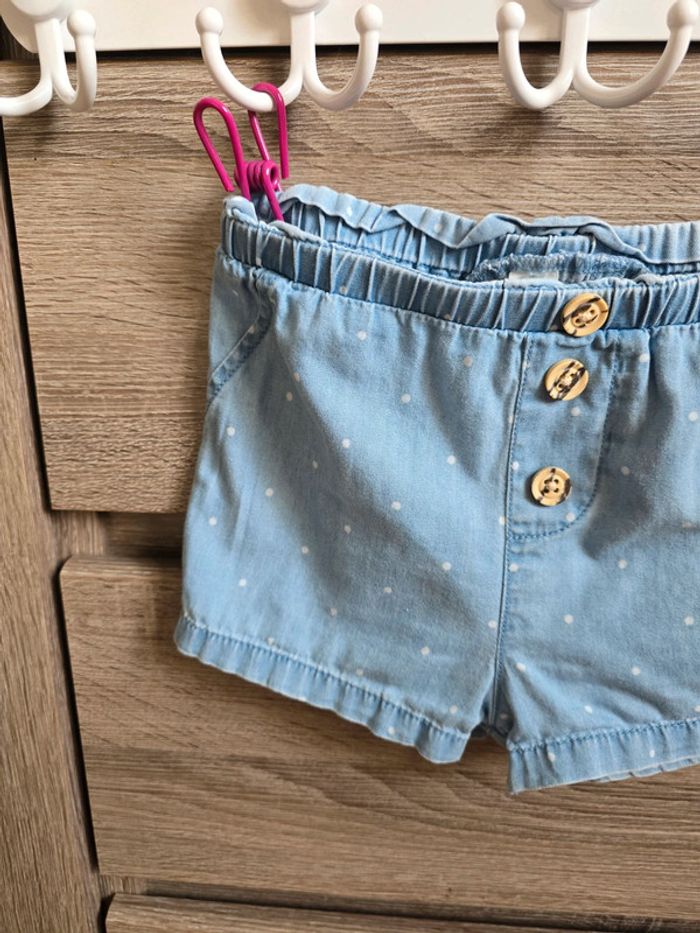 Vêtement Bébé Fille - Short - Primark - 12/18 mois 86 cm - photo numéro 2