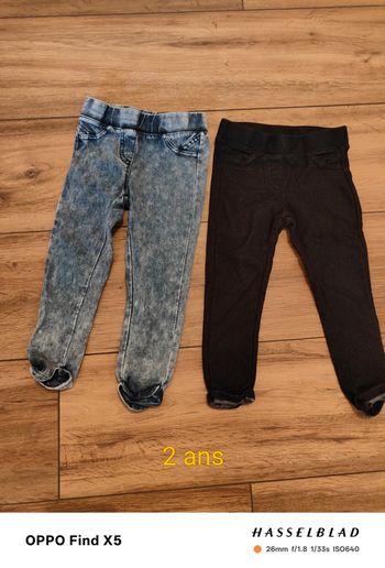 Lot de 2 leggings