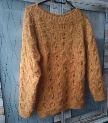 Pull moutarde chaud taille 38