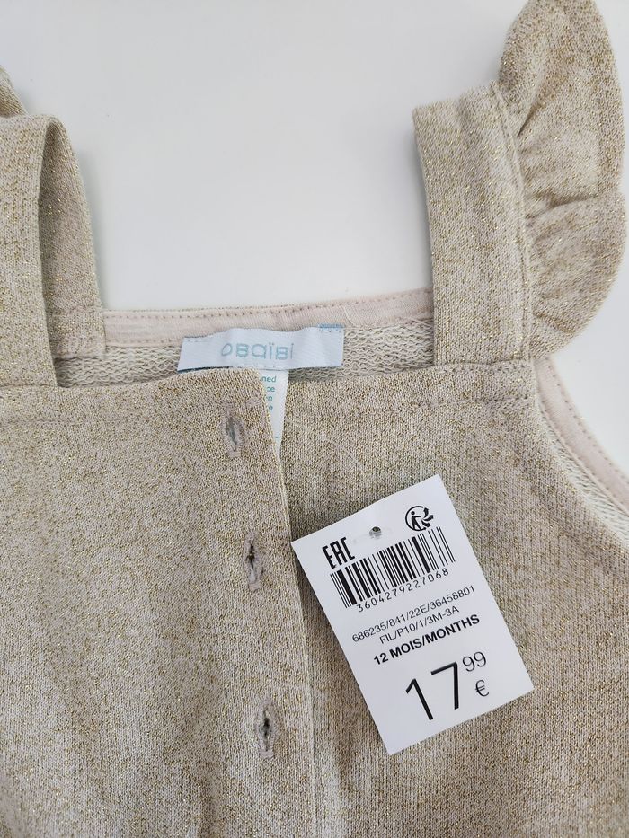 Petite combinaison doré neuve - photo numéro 2