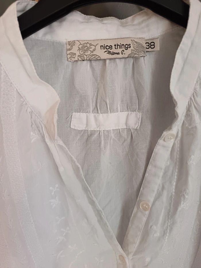Belle robe en coton blanche - photo numéro 3