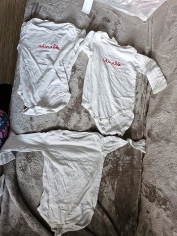 3 bodys manches longues 18 mois