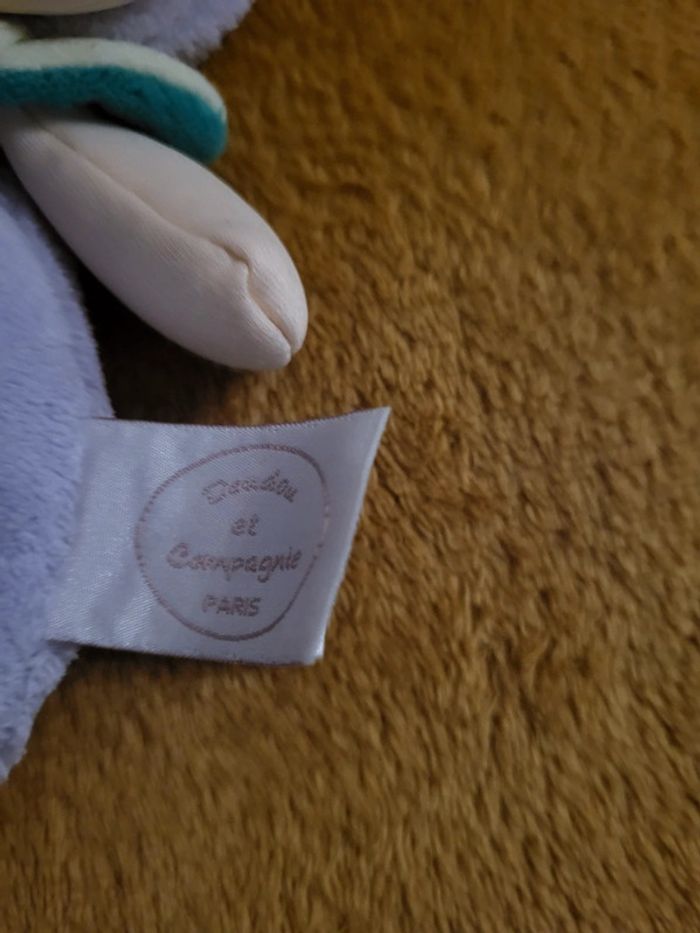Peluche poupée mouchoir mûre - photo numéro 4