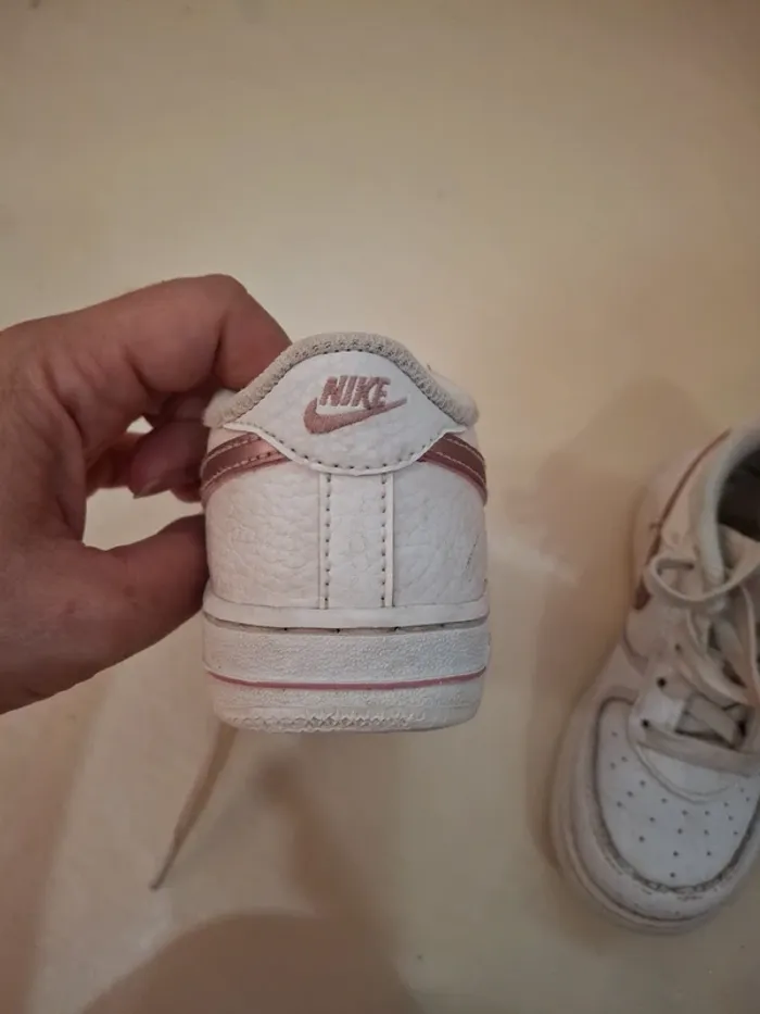 Sneakers Nike force 1 blanc et rose t26 - photo numéro 11