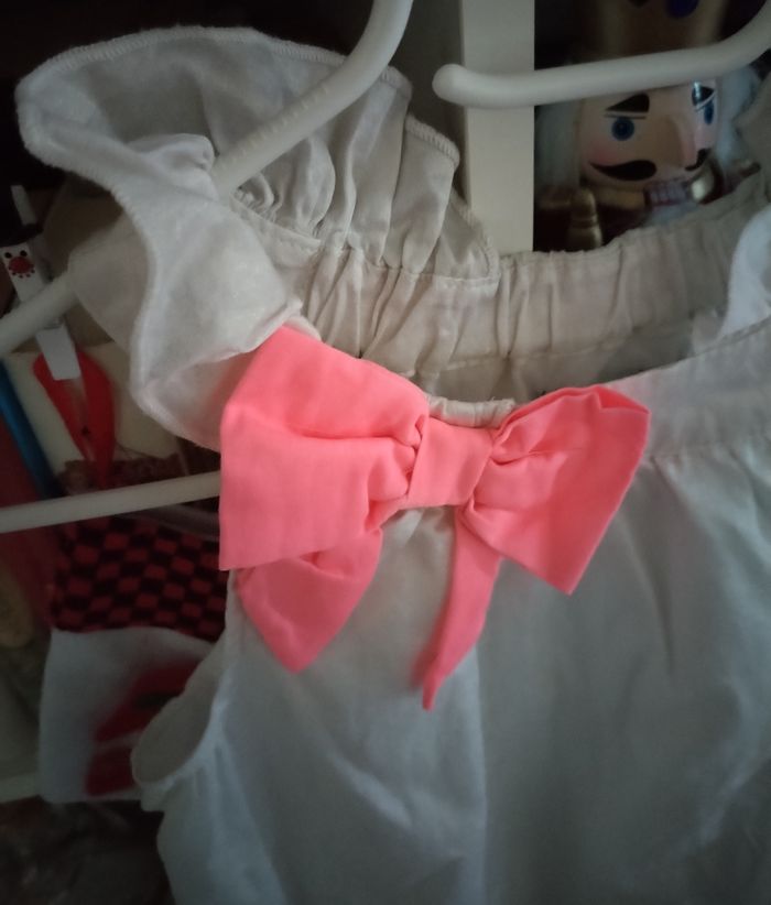 Jolie robe élégante légèrement pailleté "Verbaudet" 100% coton - photo numéro 2