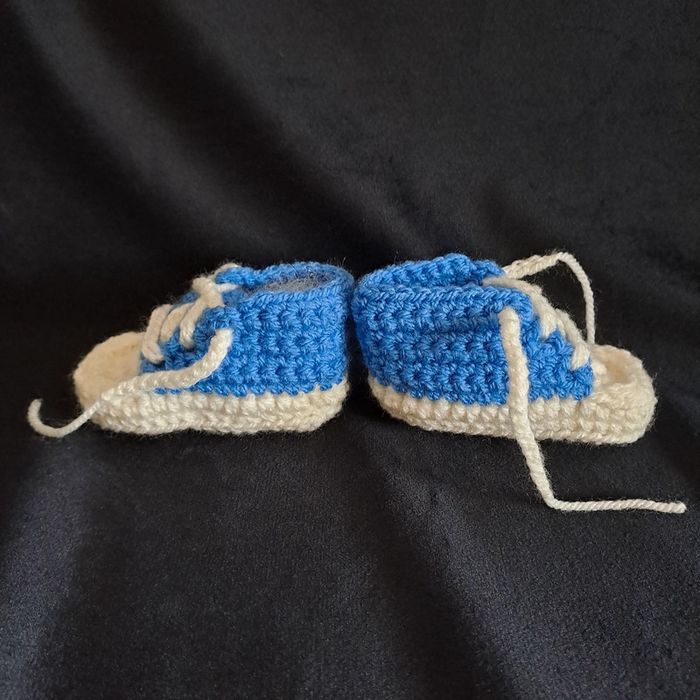 Petite basket pour bébé au crochet - photo numéro 4