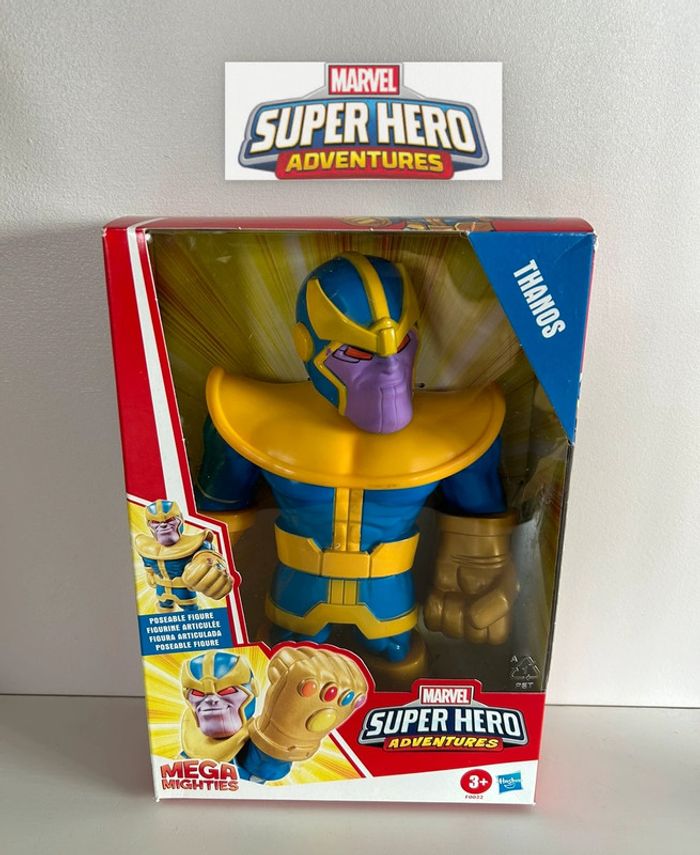 Avengers Marvel Super-Hero Adventures Figurine: Thanos ( Neuf sceller) - photo numéro 4