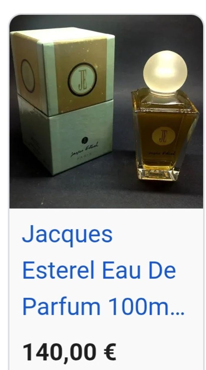 Parfum tout neuf dans son emballage d'origine  : Jacques Estérel Paris  100 ml - photo numéro 3