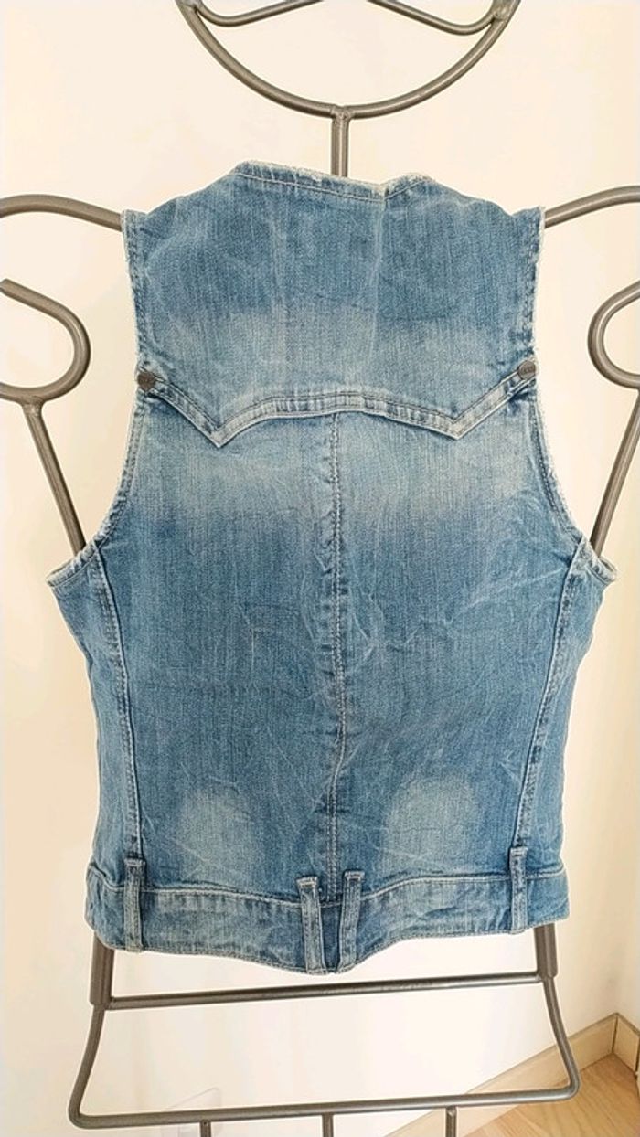 Bustier veste jeans décolleté pimkie S - photo numéro 6