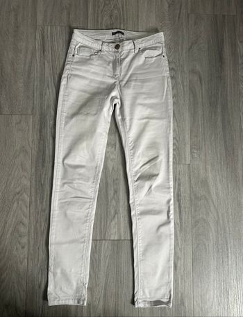 Jean denim skinny slim gris clair Bréal T38 M