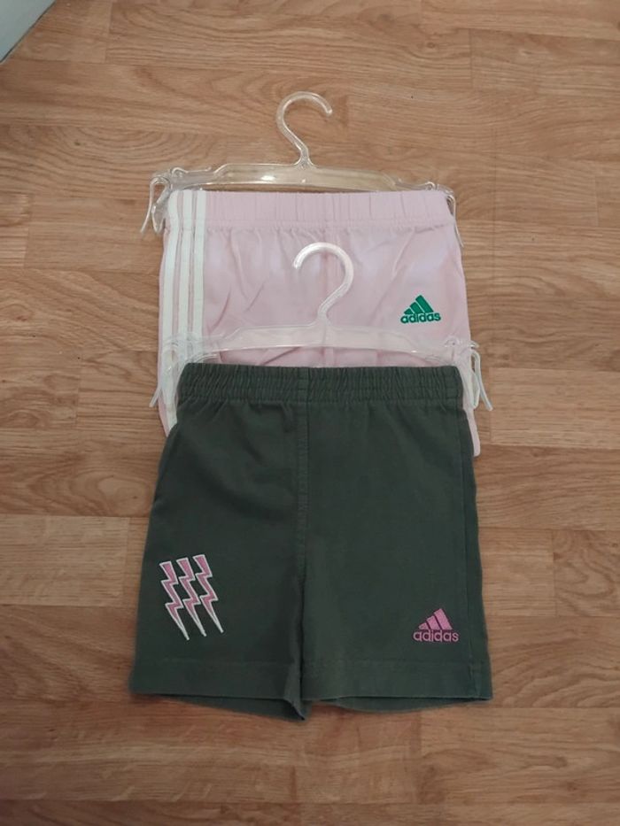Adidas lot shorts fille 6mois - photo numéro 8