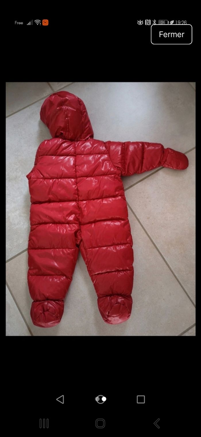 Combinaison fille szrgent major 6 mois - photo numéro 2