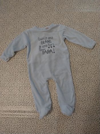 Pyjama bébé Pommette – 12 mois / 74 cm