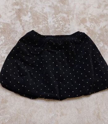 Jupe hiver doublée velours bébé fille 18 mous