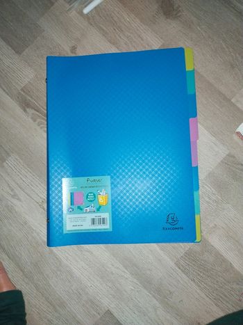 Pochette en plastique 8 intercalaires exacompta