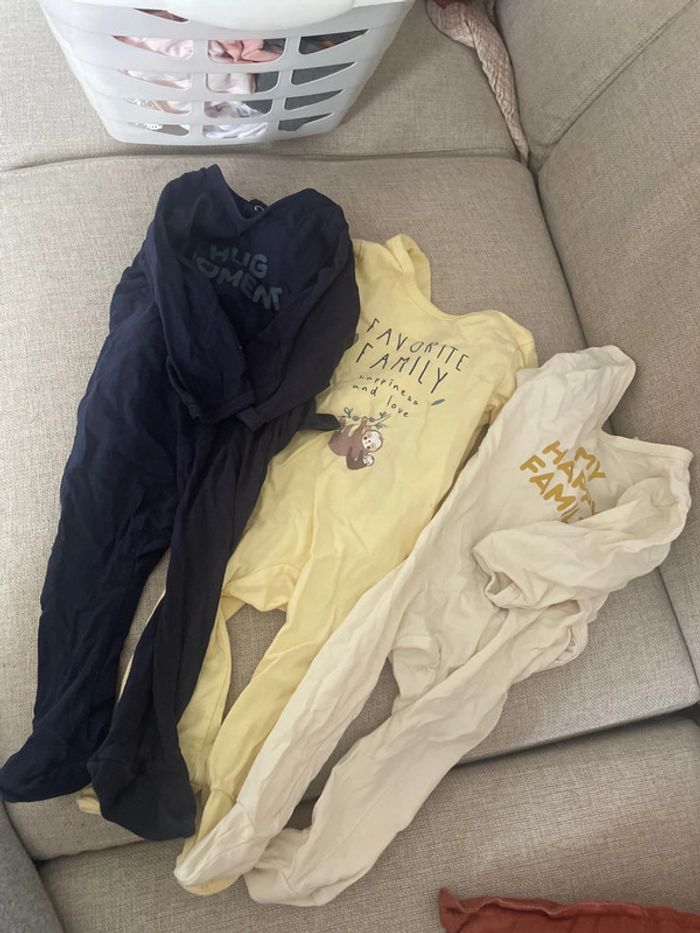 Lot de Pyjamas coton kiabi 6 mois