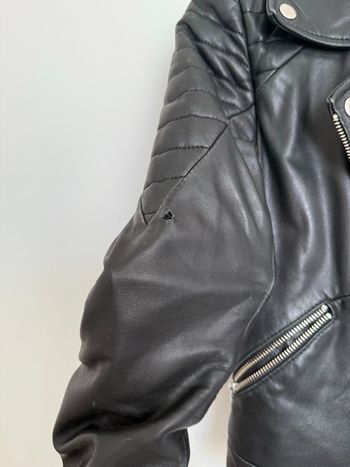 Veste en cuir noire Kookaï